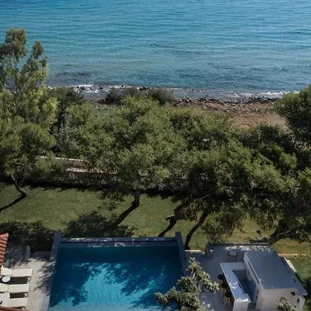 Bozonos - Beachfront Simplicity With Heated Pool Villa Amoudi