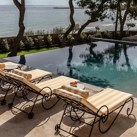 Bozonos - Beachfront Simplicity With Heated Pool Амуди