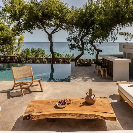 Bozonos - Beachfront Simplicity With Heated Pool Вилла